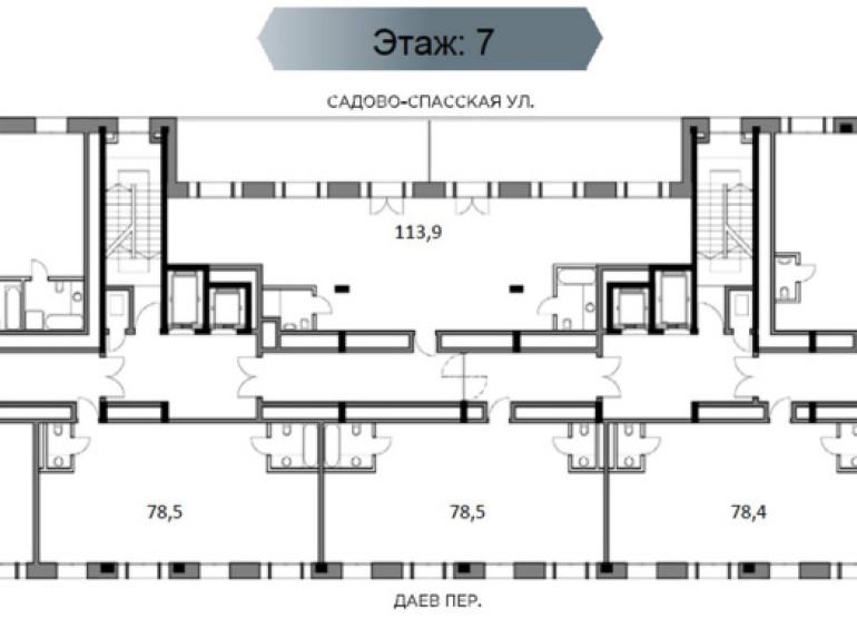 На Сретенке: Планировка